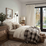 Coconut White Flame Retardant Velvet Curtains