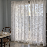 Moonshadow Botanical Heat-Reflective Sheer Curtain