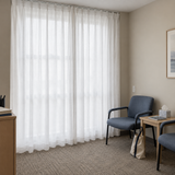 Mirage Herringbone Privacy Sheer Curtain