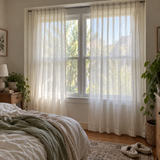 Wabi-Sabi Textured Sheer Curtain