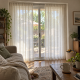 Wabi-Sabi Textured Sheer Curtain