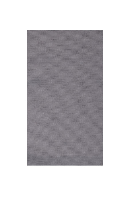 Snowfall Grey Cotton-Linen Curtain