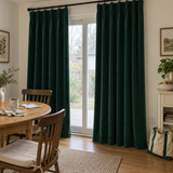 63 Inch Long Emerald Green Velvet Curtains
