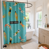 Pool Party Shower Curtain