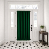 Peacock Green 5018 Velvet Door Curtain