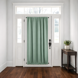 Sage Green Velvet Door Curtain