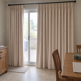 63 Inch Long Vanilla Beige Velvet Curtains