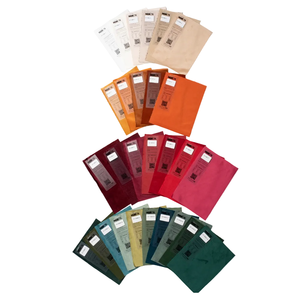 28 Colors Velvet Swatches