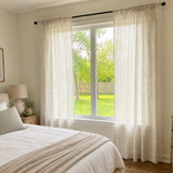 Wabi-Sabi Textured Sheer Curtain