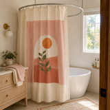 Boho Botanical Arch Shower Curtain