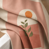 Boho Botanical Arch Shower Curtain