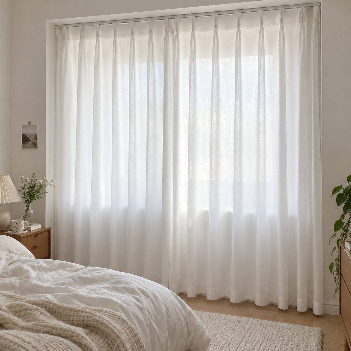 Snow Veil Sheer Curtain