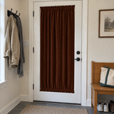 Dark Mahogany Velvet Door Curtain