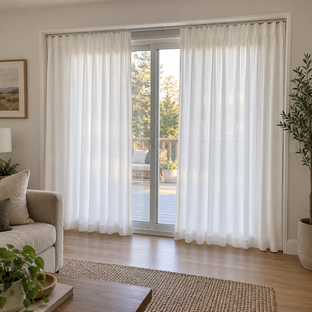 Snow Veil Sheer Curtain
