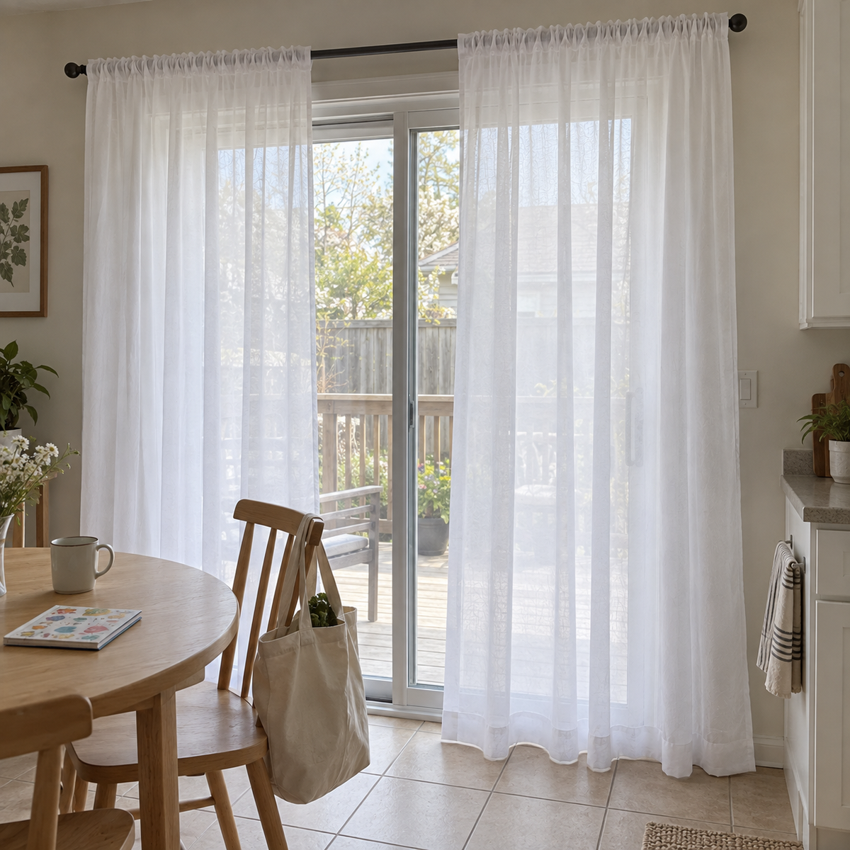 Snow Veil Sheer Curtain