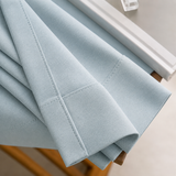 Aqua Blue Linen Curtains