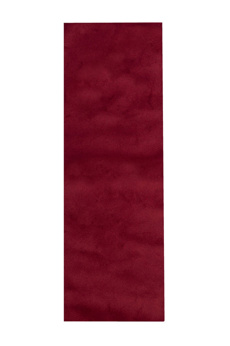 Bordeaux Red Velvet Grommet Top Curtains