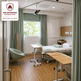 Sage Green Flame Retardant Velvet Curtains