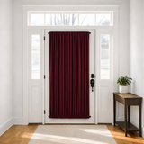 Wine Red Velvet Door Curtain