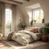 Frosted Pearl Cotton Linen Curtain