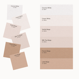 Beige & White Velvet Curtains Curtains Swatches