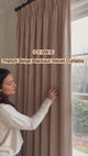 French Beige Velvet Curtains