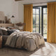 Golden Ochre Velvet Blackout Curtain – Fully Blackout Panel