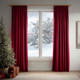 Rose Red Velvet Curtain