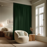 Gemstone Green Flame Retardant Velvet Curtains